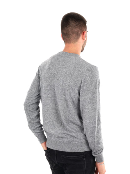 MAGLIA GIROCOLLO FB DA UOMO GRIGIO