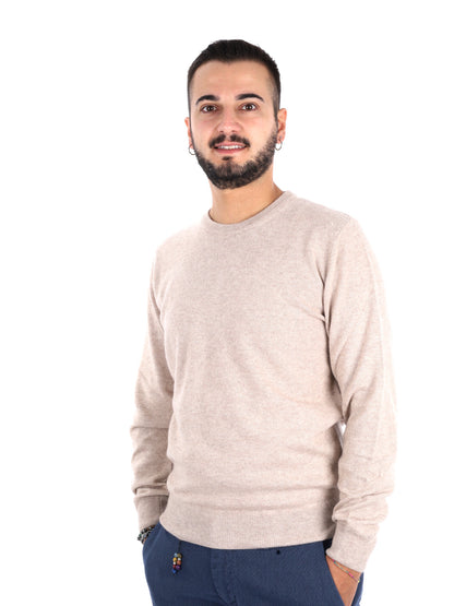 Fb Dumont Beige, maglia da uomo beige