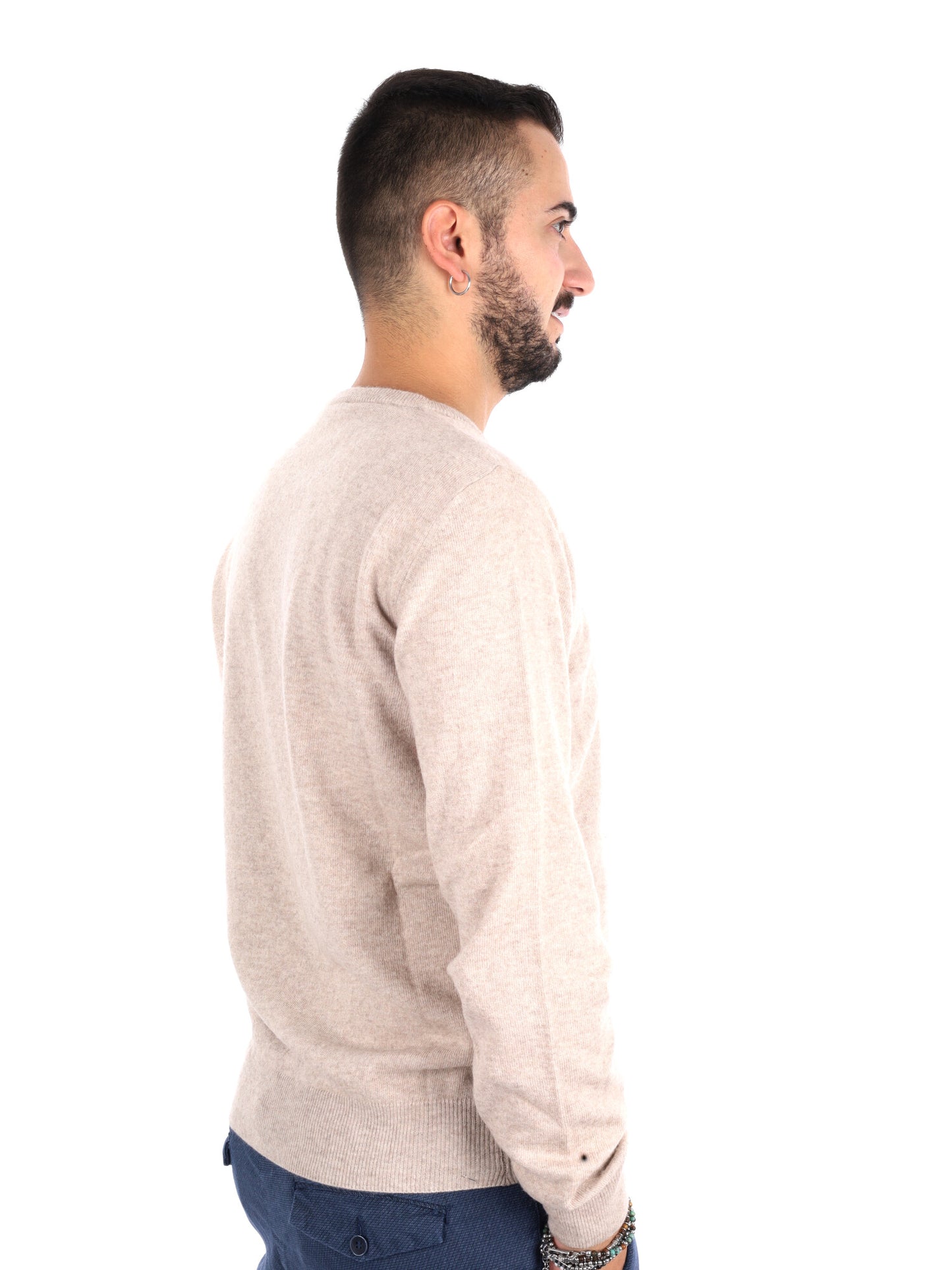 Fb Dumont Beige, maglia da uomo beige