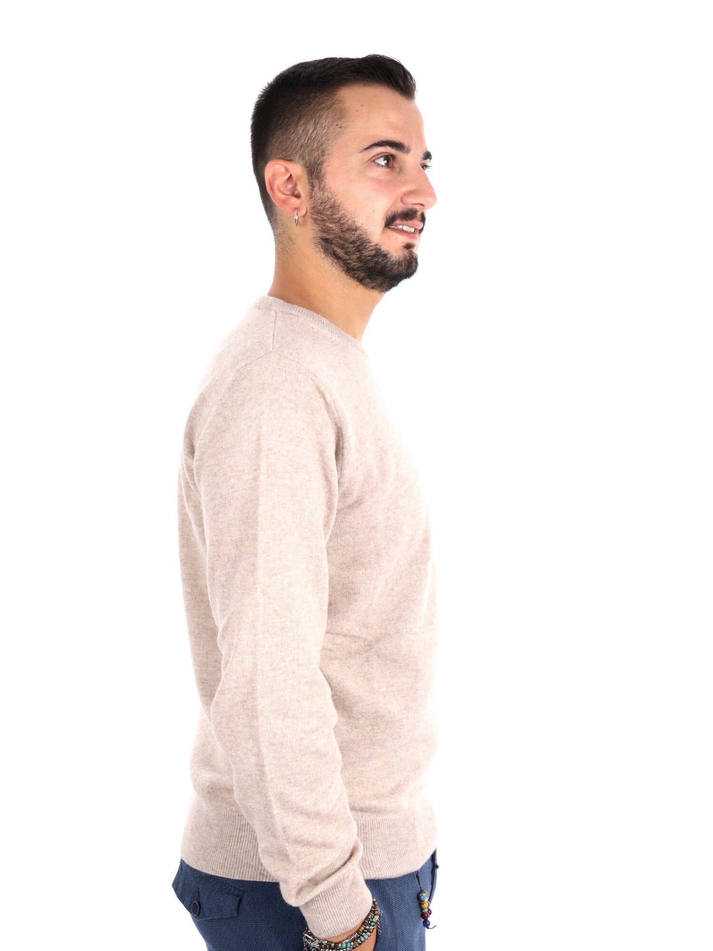 Fb Dumont Beige, maglia da uomo beige