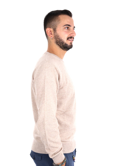 Fb Dumont Beige, maglia da uomo beige