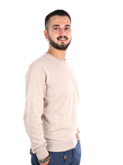 Fb Dumont Beige, maglia da uomo beige