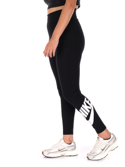 LEGGINGS A VITA ALTA NIKE DA DONNA NERO