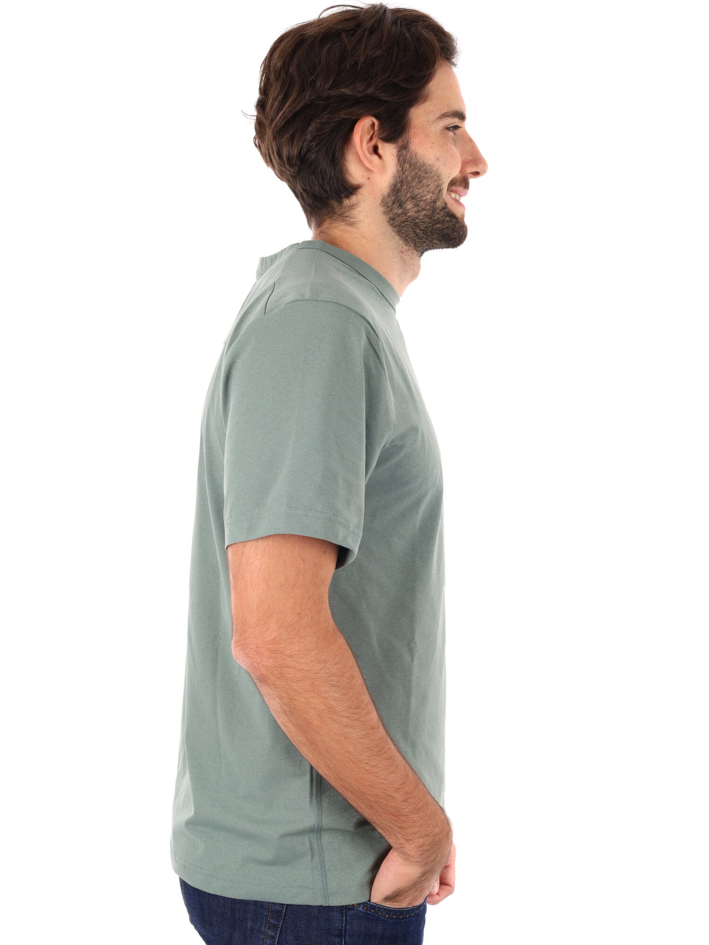 T-SHIRT DRI-FIT UV HYVERSE NIKE DA UOMO VERDE
