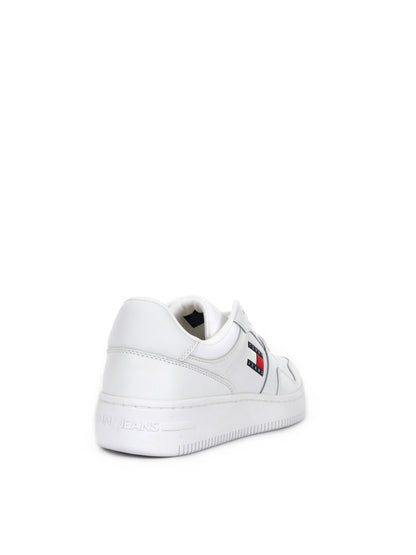 SNEAKERS RETRO BASKET TOMMY JEANS DAUOMO BIANCO