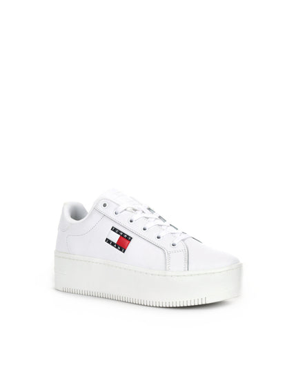 SNEAKERS PLATFORM TOMMY JEANS DA DONNA BIANCO