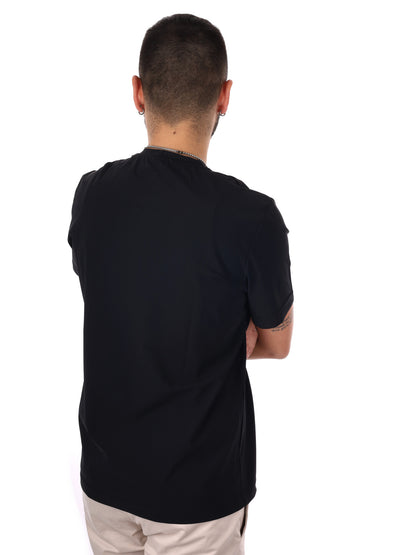 T-shirt FB Energy N016 da uomo in cotone nero, casual e confortevole
