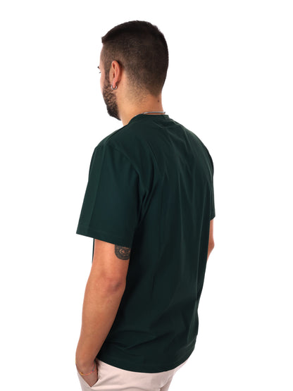 Fb Energy V004, t-shirt verde casual da uomo in cotone
