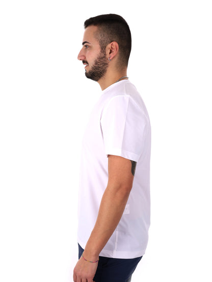 T-shirt bianca FB Energy W001 da uomo dallo stile casual