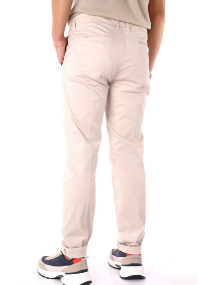 Pantaloni beige FB Enzo da uomo per un look casual e raffinato