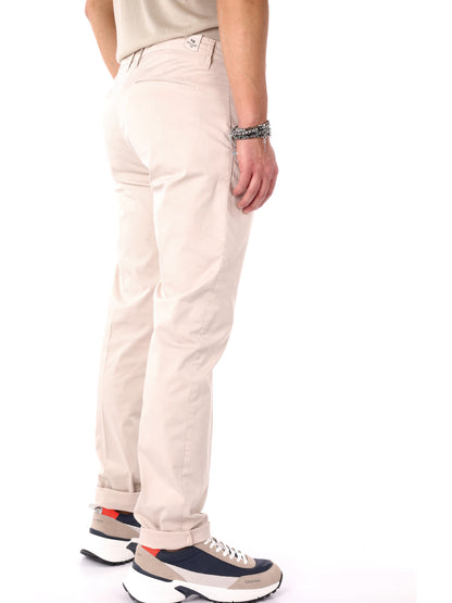 Pantaloni beige FB Enzo da uomo per un look casual e raffinato