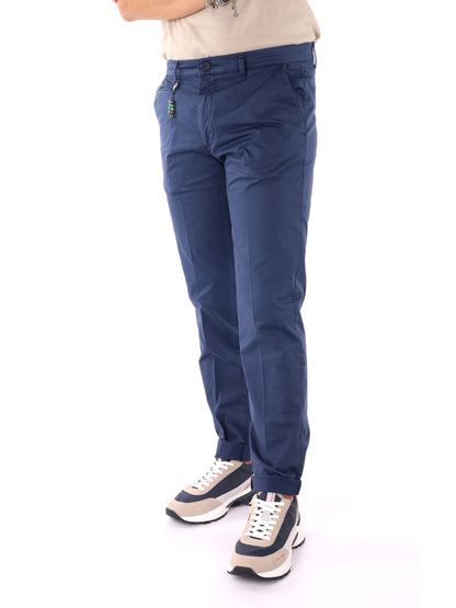 Pantaloni FB Enzo blu da uomo per uso civile comodi ed eleganti