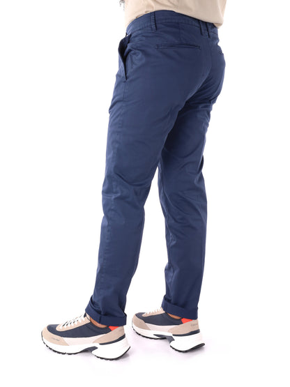 Pantaloni FB Enzo blu da uomo per uso civile comodi ed eleganti
