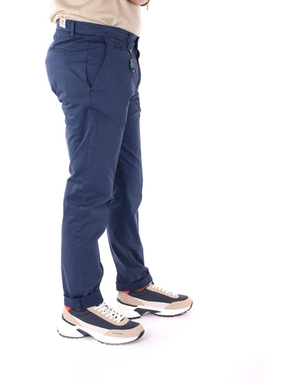 Pantaloni FB Enzo blu da uomo per uso civile comodi ed eleganti