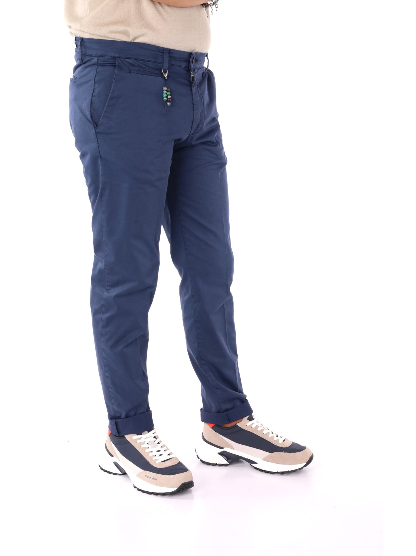 Pantaloni FB Enzo blu da uomo per uso civile comodi ed eleganti