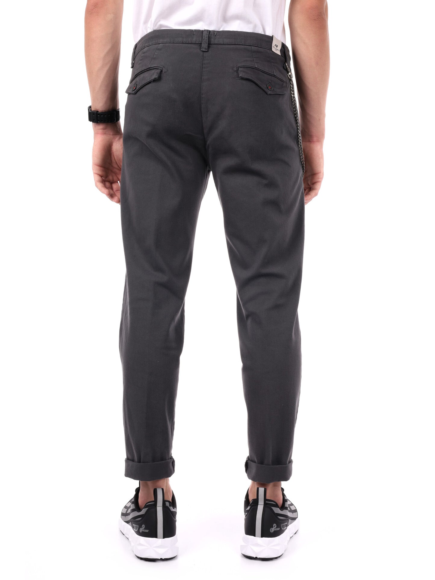 PANTALONE PENCE+CATENA DA UOMO GRIGIO