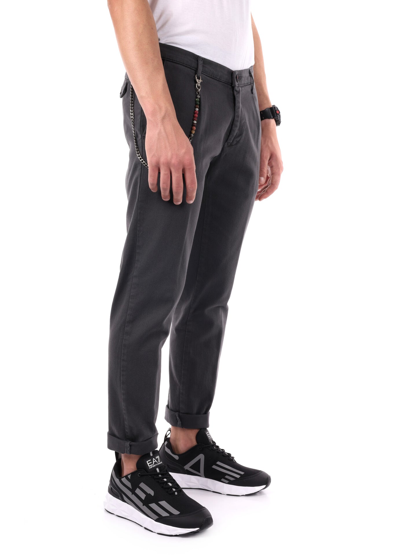 PANTALONE PENCE+CATENA DA UOMO GRIGIO