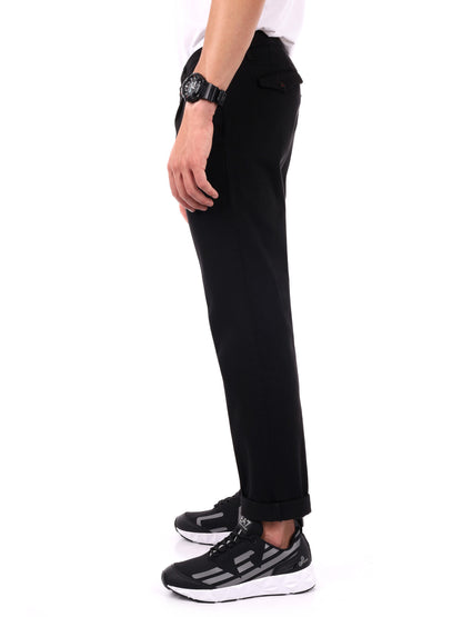 Fb panta pence+caten pantalone da uomo nero
