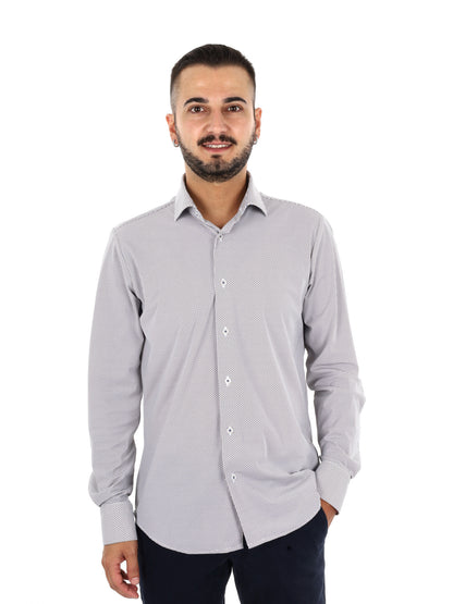 Fb Evian Print 19, camicia da uomo multicolore