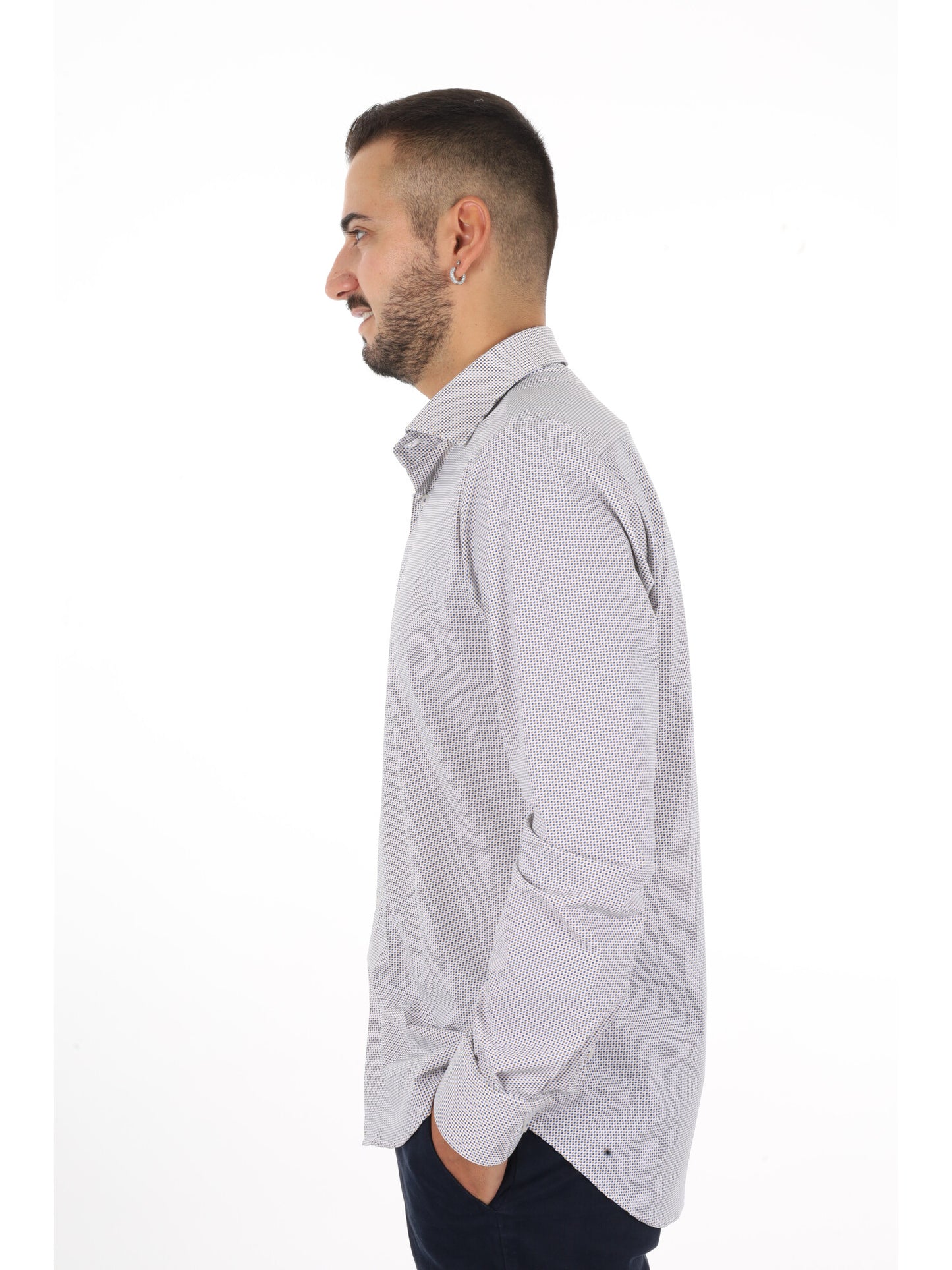 Fb Evian Print 19, camicia da uomo multicolore