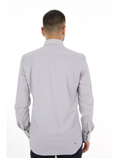 Fb Evian Print 19, camicia da uomo multicolore