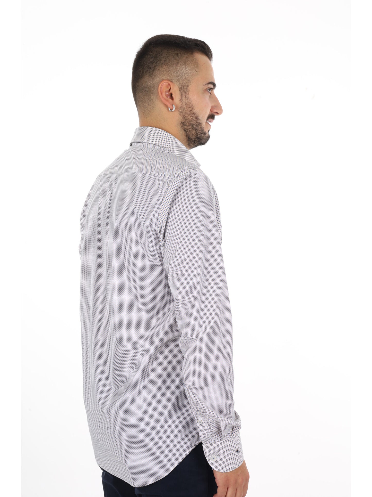 Fb Evian Print 19, camicia da uomo multicolore