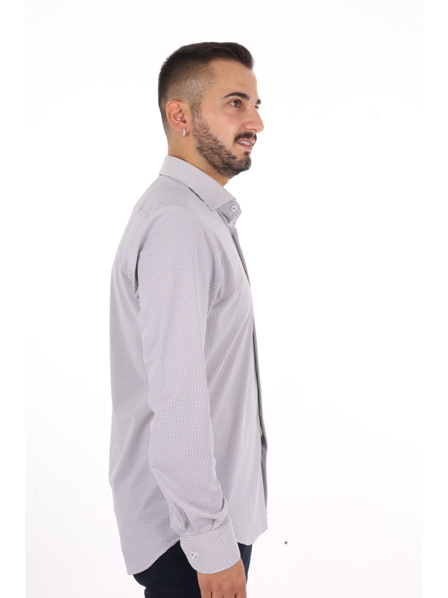 Fb Evian Print 19, camicia da uomo multicolore