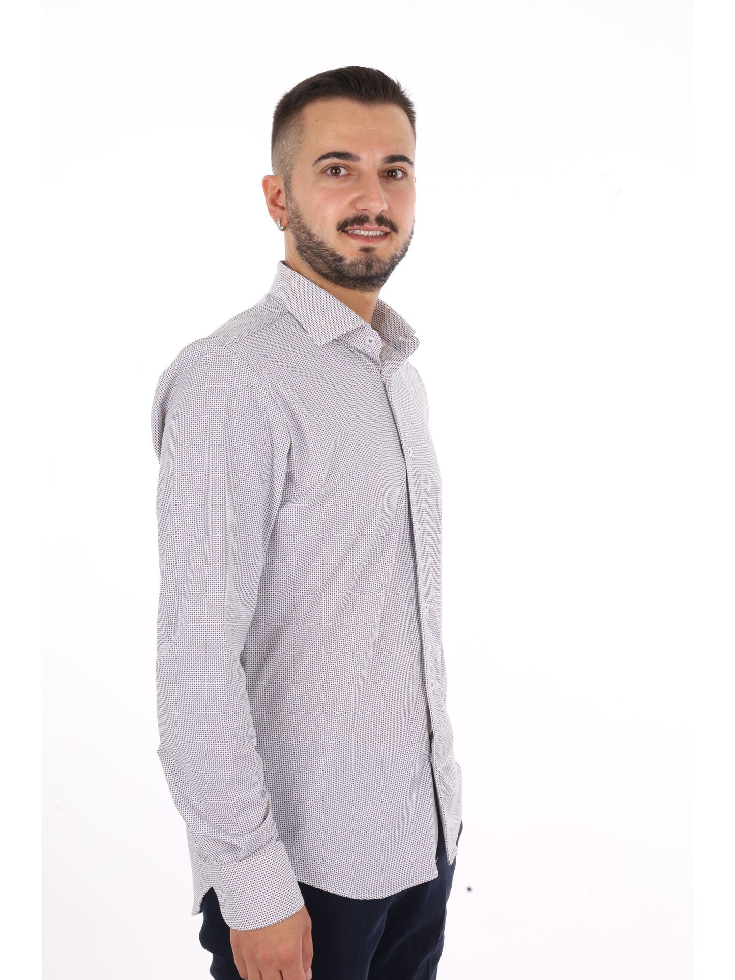 Fb Evian Print 19, camicia da uomo multicolore