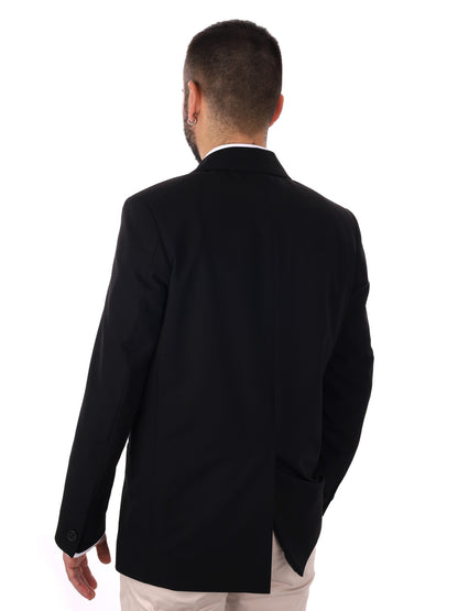 Giacca loose fit Ezio in nero elegante da uomo