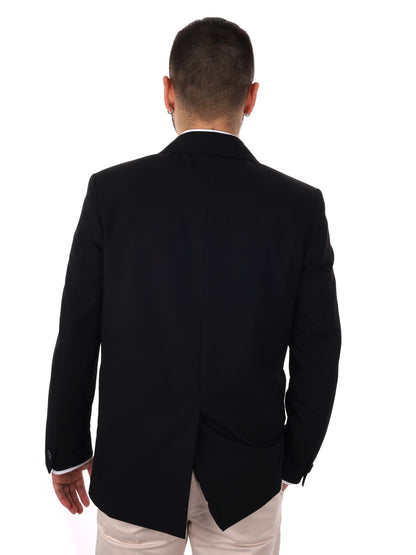 Giacca loose fit Ezio in nero elegante da uomo
