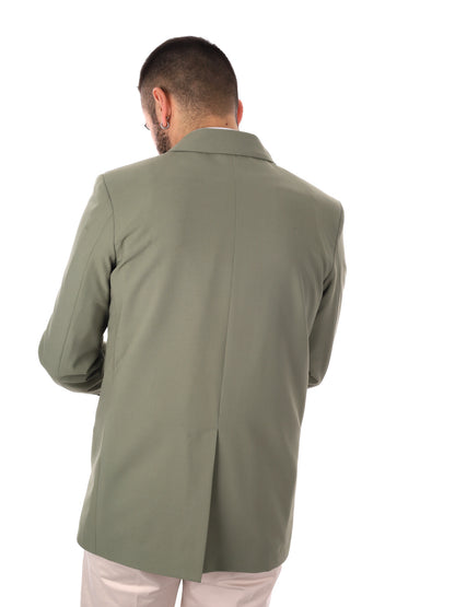 Giacca loose fit Ezio Salvi da uomo in verde per primavera-estate