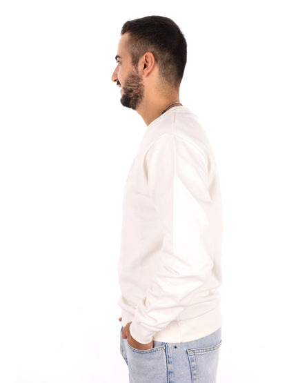 Ds2 F62A306 40, felpa da uomo bianca