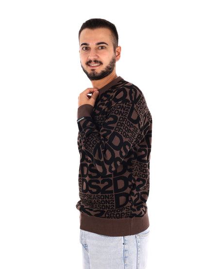 Ds2 Maglia Girocollo, maglia da uomo fango