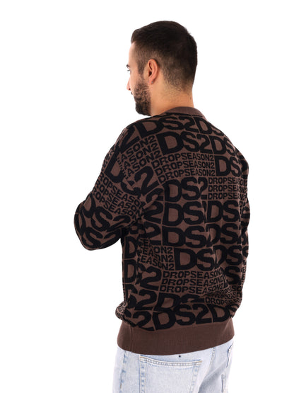 Ds2 Maglia Girocollo, maglia da uomo fango