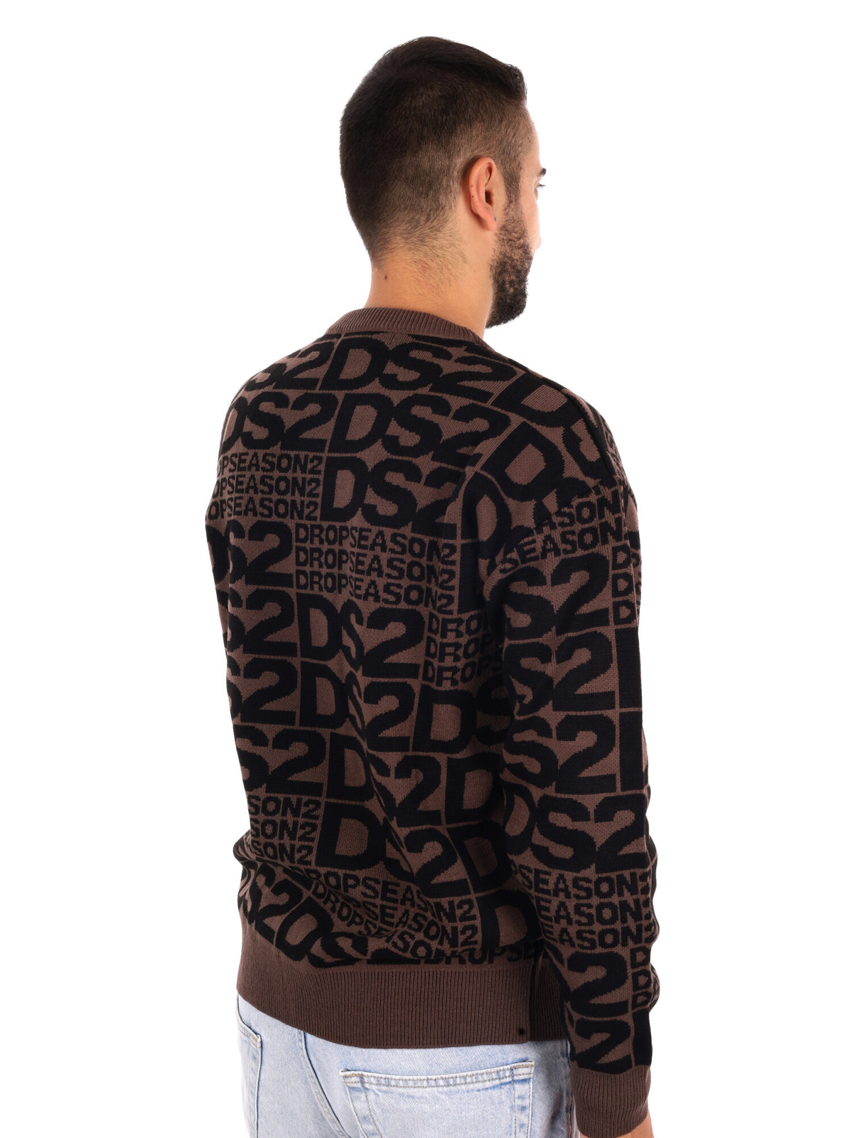 Ds2 Maglia Girocollo, maglia da uomo fango