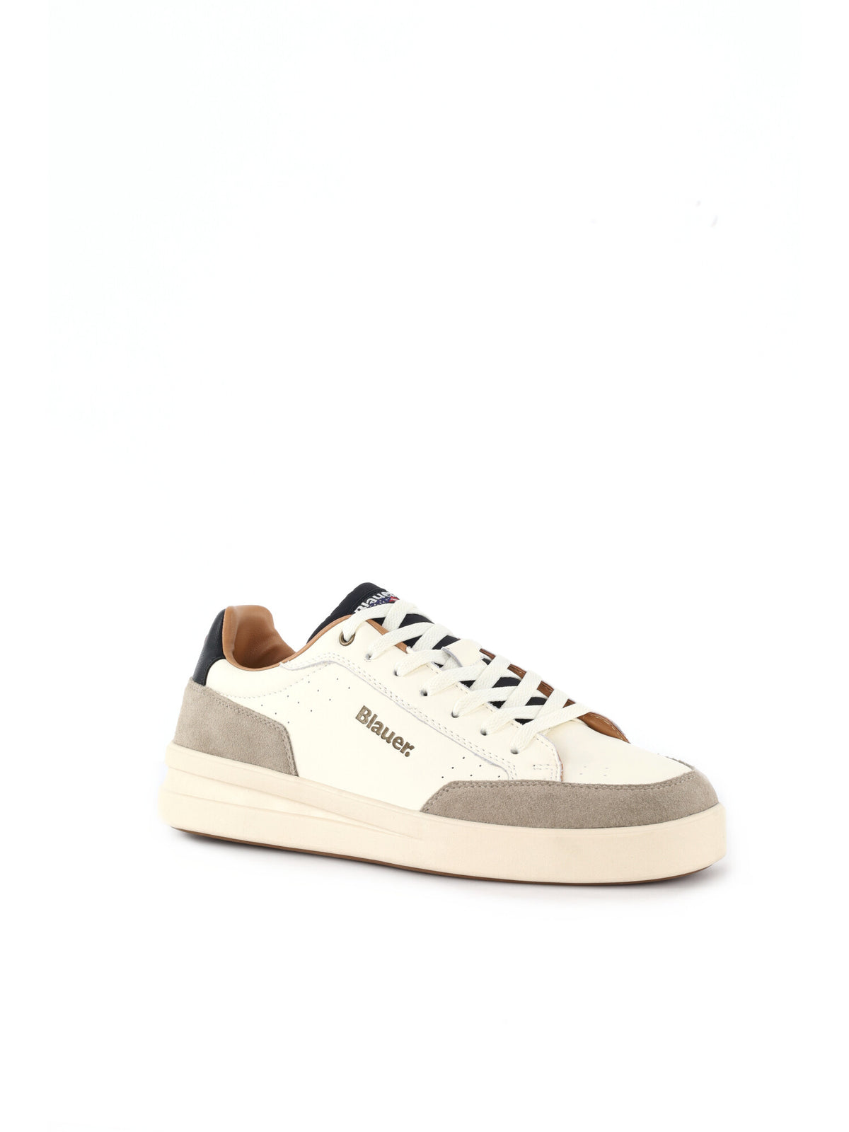 Blauer Kyoto, sneakers da uomo crema