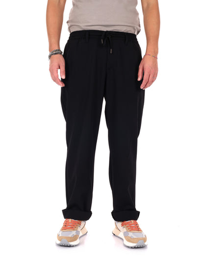 Pantalone Fasò nero da uomo per un look versatile e confortevole