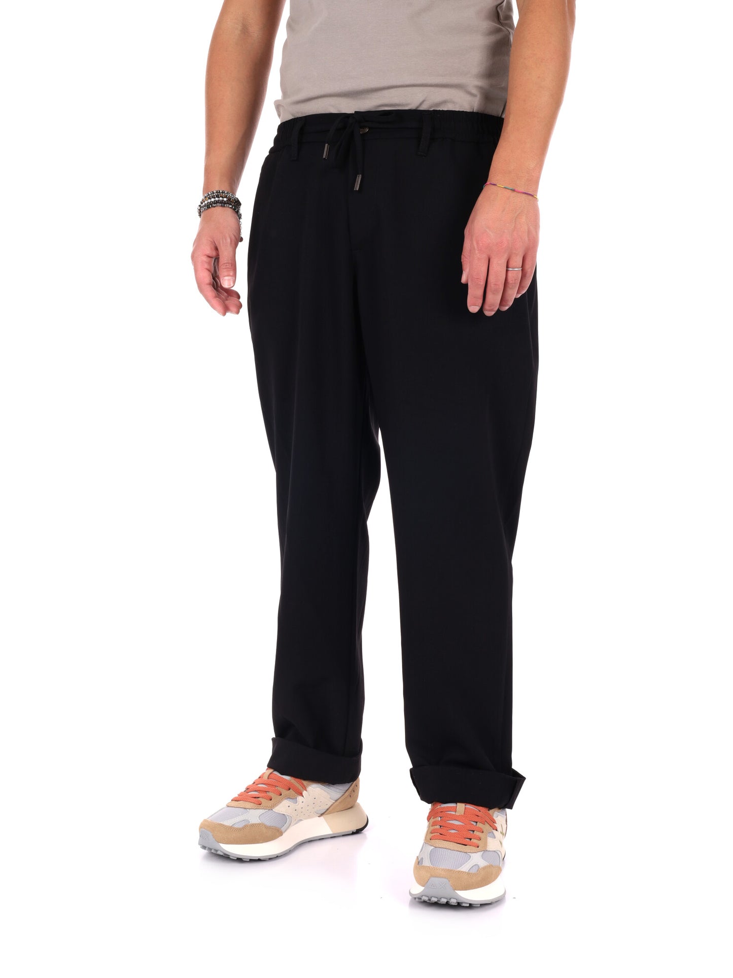 Pantalone Fasò nero da uomo per un look versatile e confortevole