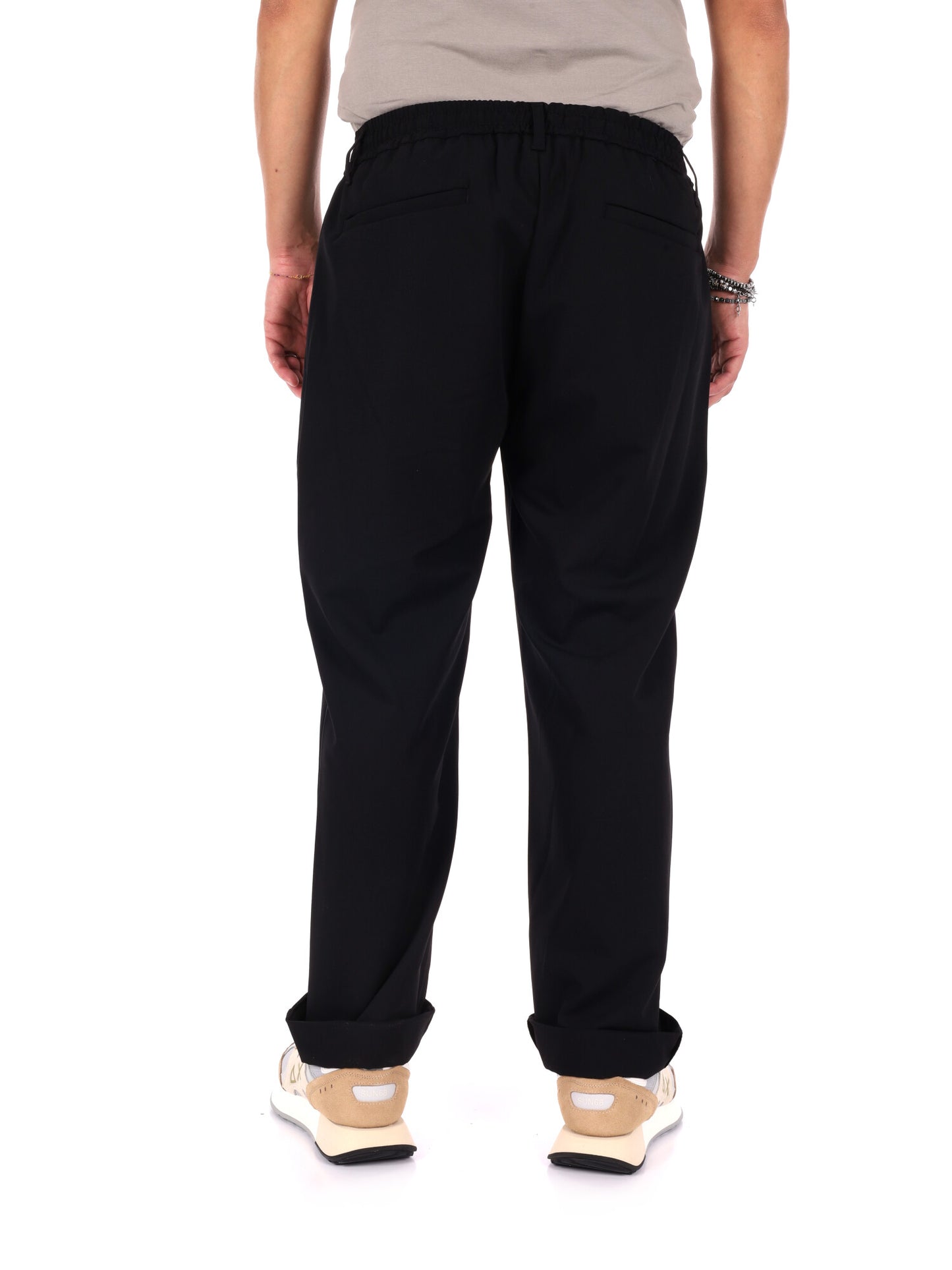Pantalone Fasò nero da uomo per un look versatile e confortevole