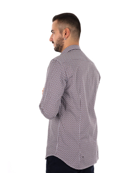 Fb Favola 6, camicia da uomo marrone