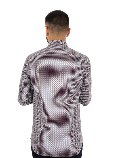 Fb Favola 6, camicia da uomo marrone