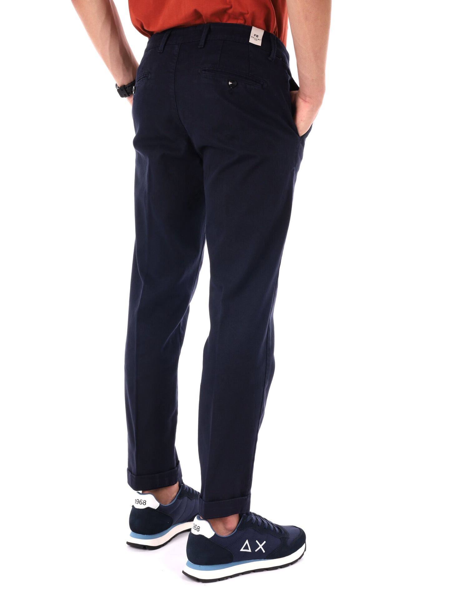 PANTALONE CHINO FB DA UOMO BLU