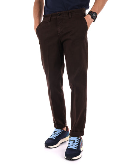 PANTALONE CHINO FB DA UOMO TESTA DI MORO