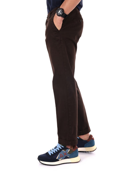 PANTALONE CHINO FB DA UOMO TESTA DI MORO