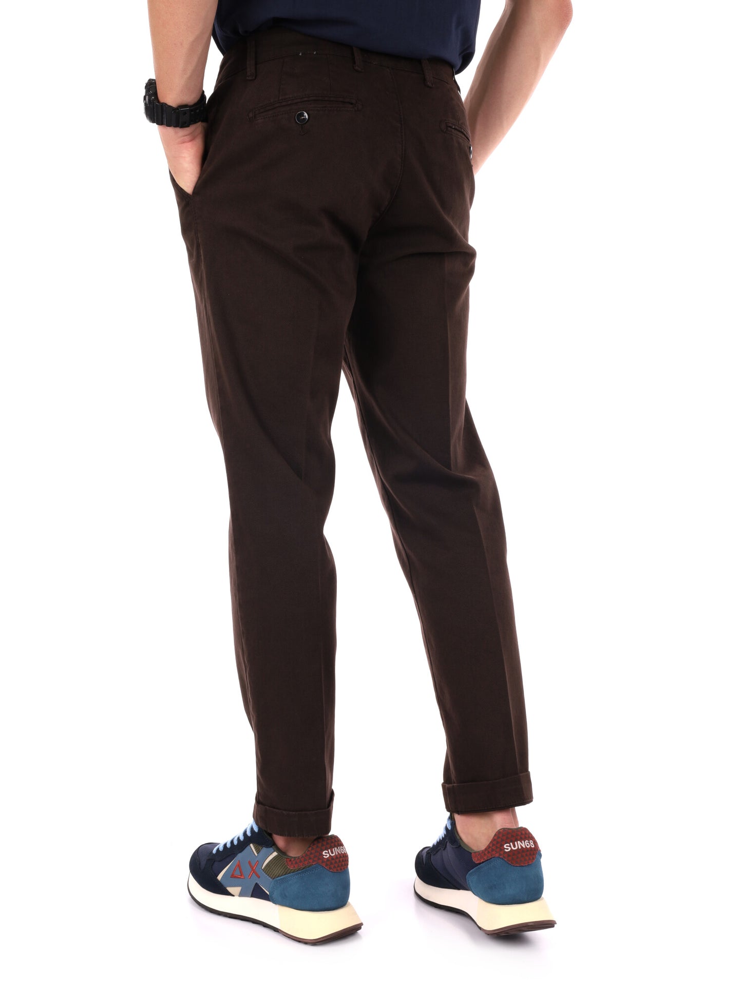 PANTALONE CHINO FB DA UOMO TESTA DI MORO