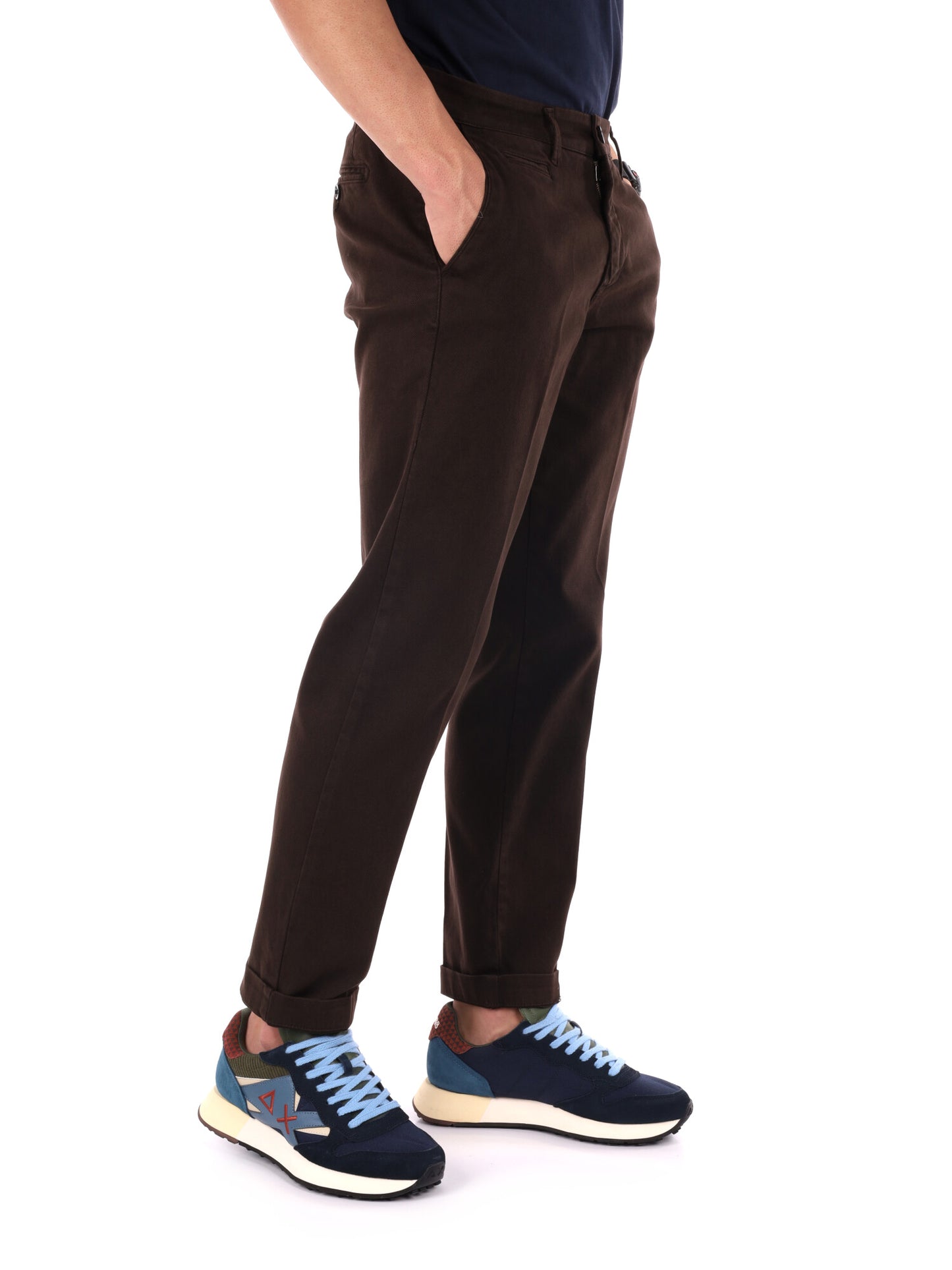 PANTALONE CHINO FB DA UOMO TESTA DI MORO