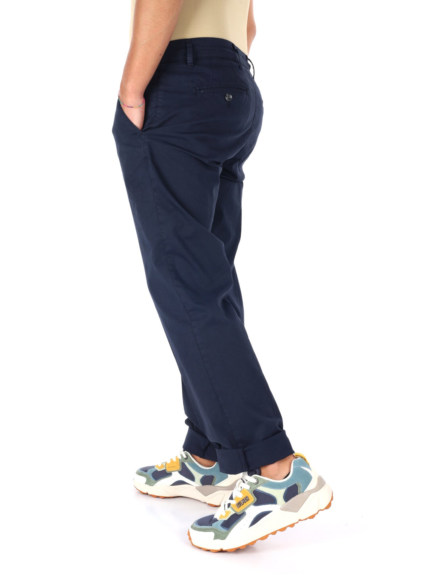 Pantalone da uomo Fb FB1150 blu versatile e comodo per tutti i giorni
