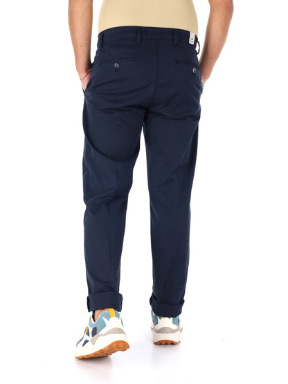 Pantalone da uomo Fb FB1150 blu versatile e comodo per tutti i giorni
