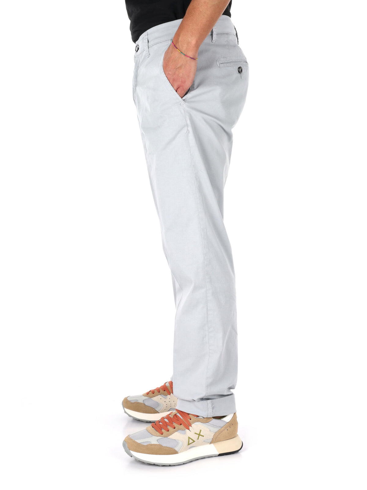 F.b. pantalone da uomo perla