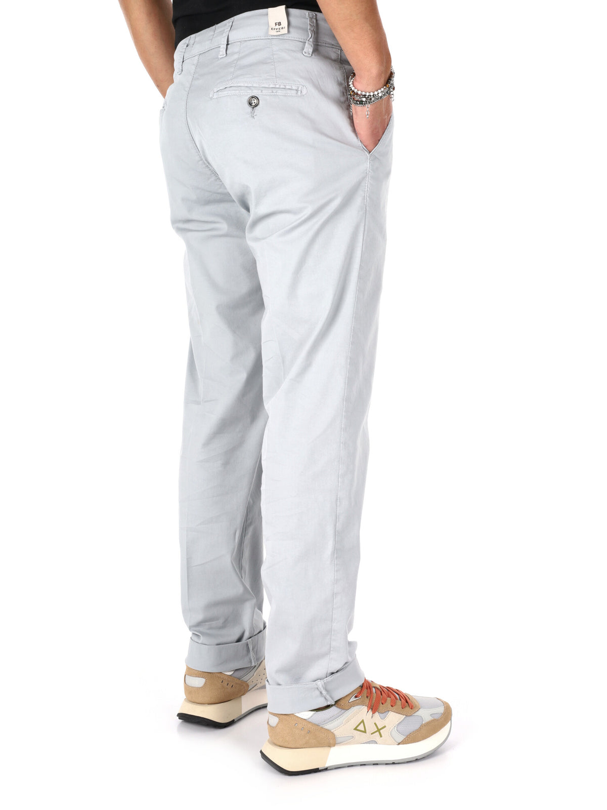 F.b. pantalone da uomo perla